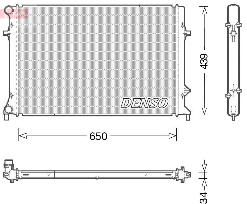 DENSO DRM32042 Radiator,...