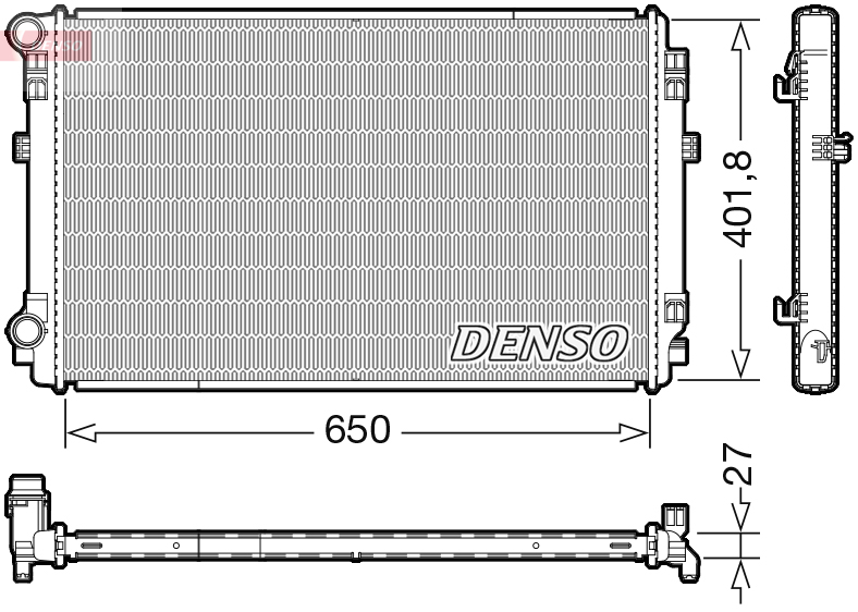 DENSO DRM32048 Radiator,...
