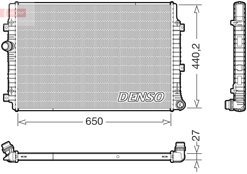 DENSO DRM32059 Radiator,...