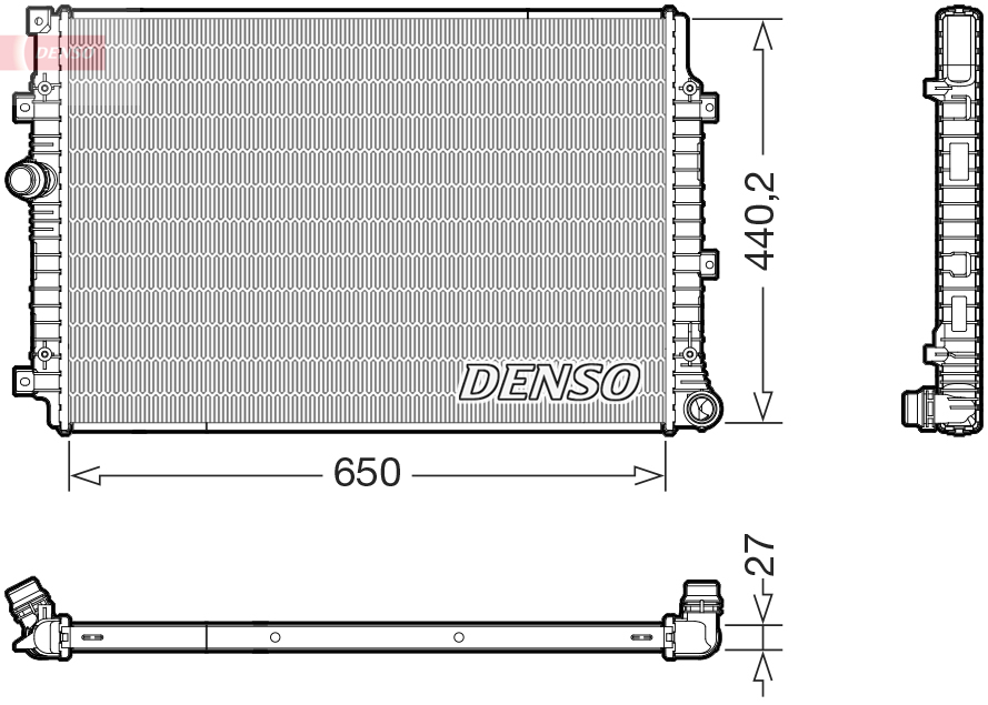 DENSO DRM32065 Radiator, engine cooling