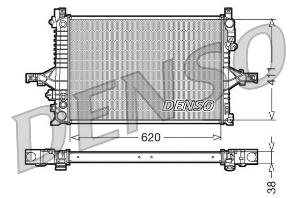 DENSO DRM33066 Radiator,...