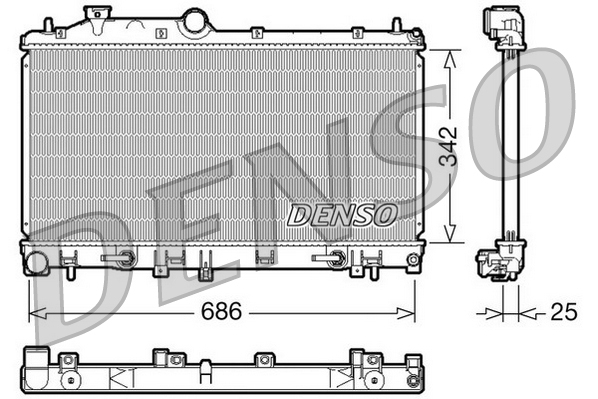 DENSO DRM36005 Radiator,...