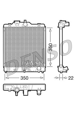 DENSO DRM40003 Radiator,...