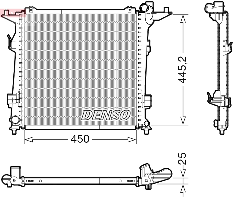 DENSO DRM43006 Radiator,...