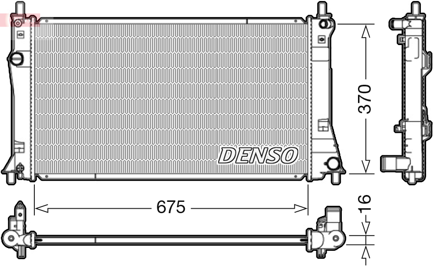 DENSO DRM44035 Radiator,...