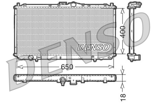 DENSO DRM45010 Radiator,...