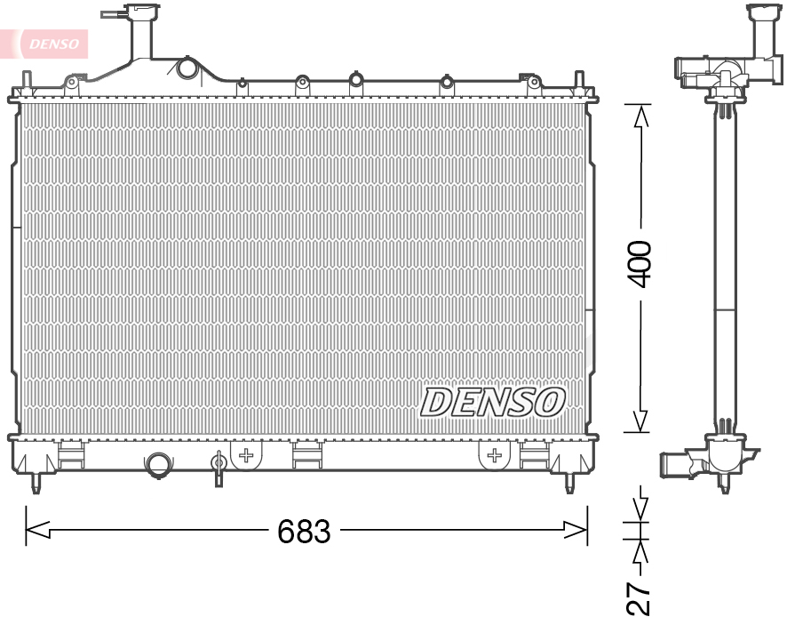 DENSO DRM45038 Radiator,...