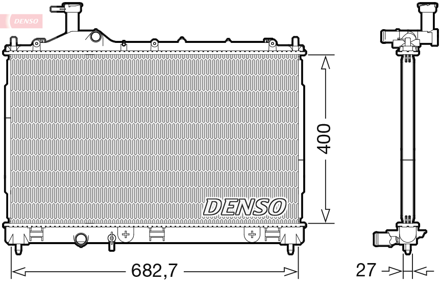 DENSO DRM45042 Radiator,...