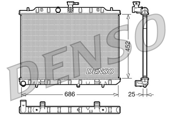 DENSO DRM46007 Ψυγείο, ψύξη...