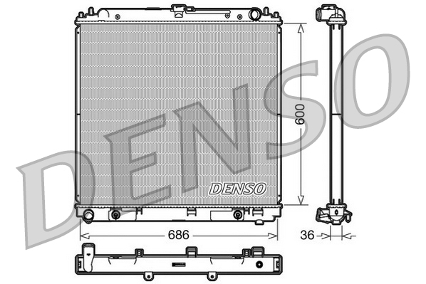 DENSO DRM46032 Radiator,...