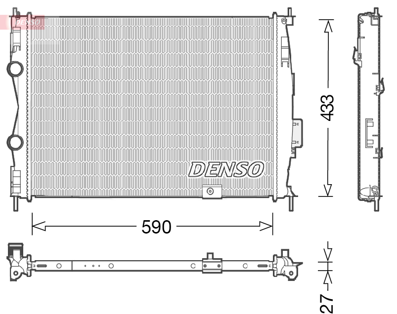DENSO DRM46051 Radiator,...