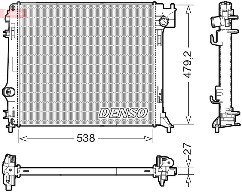 DENSO DRM46064 Radiator,...