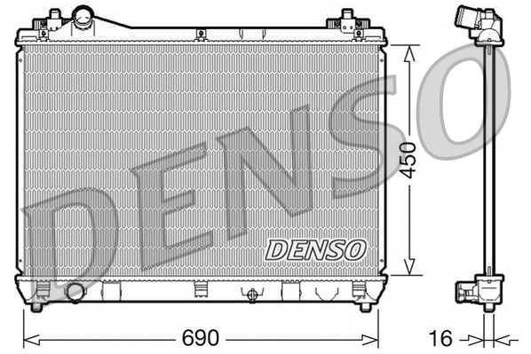 DENSO DRM47016 Radiator,...