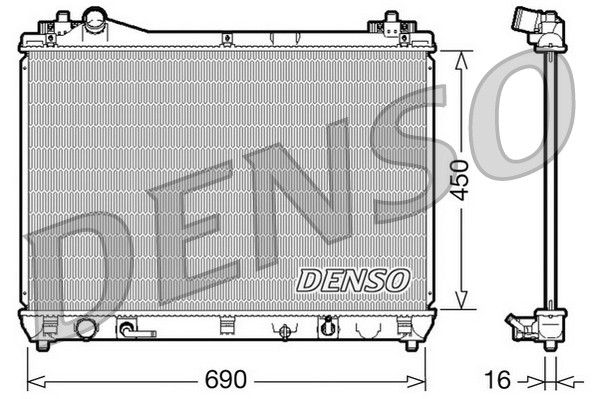 DENSO DRM47017 Radiator,...