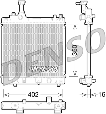 DENSO DRM47026 Radiator, engine cooling