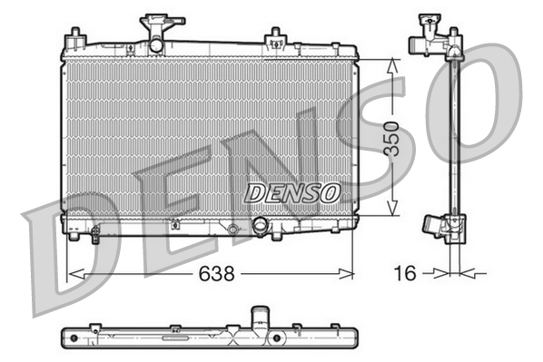 DENSO DRM50007 Ψυγείο, ψύξη...