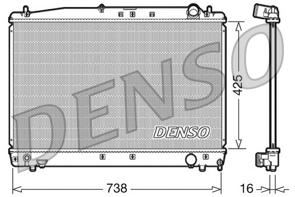 DENSO DRM50033 Radiator,...