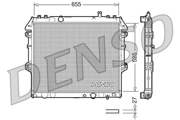 DENSO DRM50039 Ψυγείο, ψύξη...