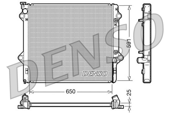 DENSO DRM50046 Radiator,...