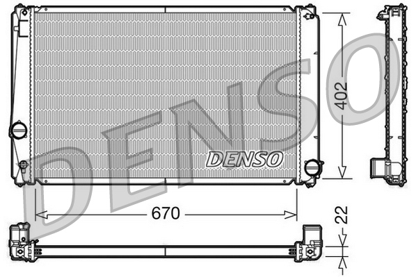 DENSO DRM50053 Radiator,...