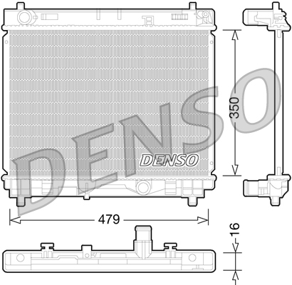 DENSO DRM50059 Ψυγείο, ψύξη...