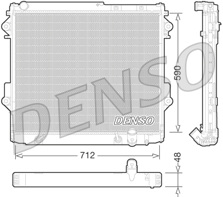 DENSO DRM50075 Radiator,...