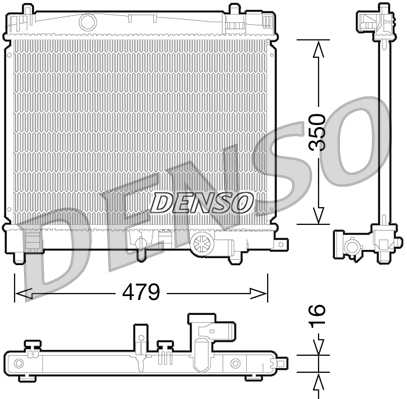 DENSO DRM50078 Radiator,...