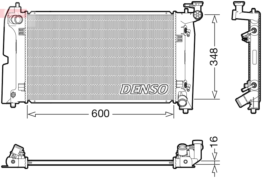 DENSO DRM50111 Radiator,...
