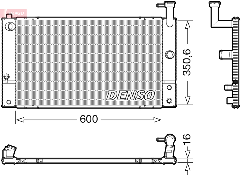 DENSO DRM50133 Radiator,...