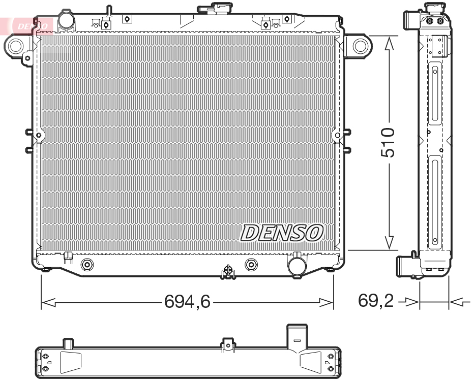 DENSO DRM50148 Radiator,...