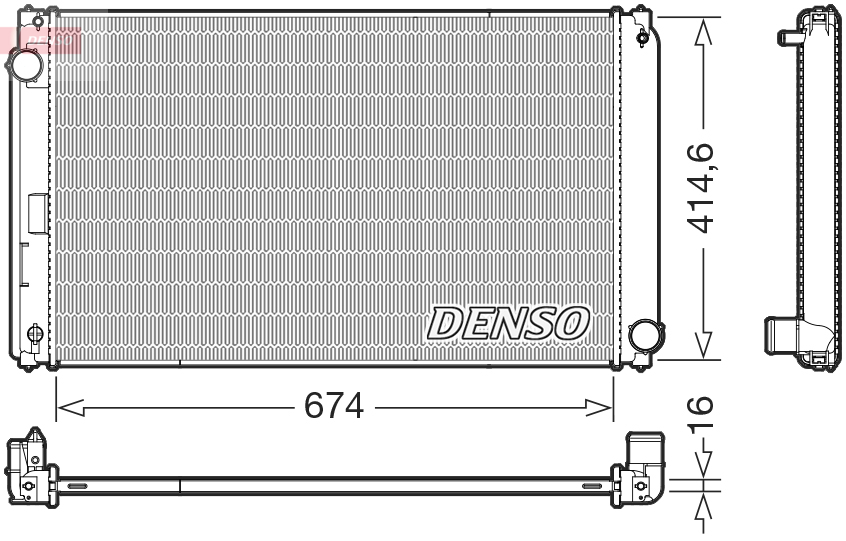 DENSO DRM50149 Radiator,...