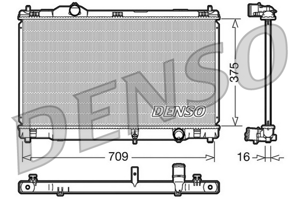 DENSO DRM51001 Radiator,...