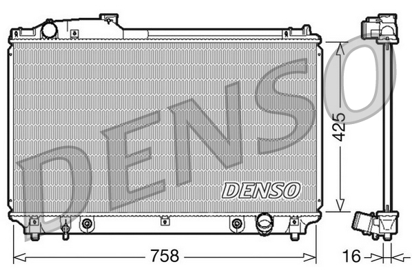 DENSO DRM51003 Radiator,...