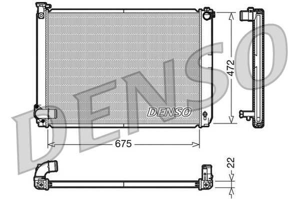 DENSO DRM51005 Radiator,...