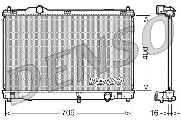 DENSO DRM51008 Radiator,...