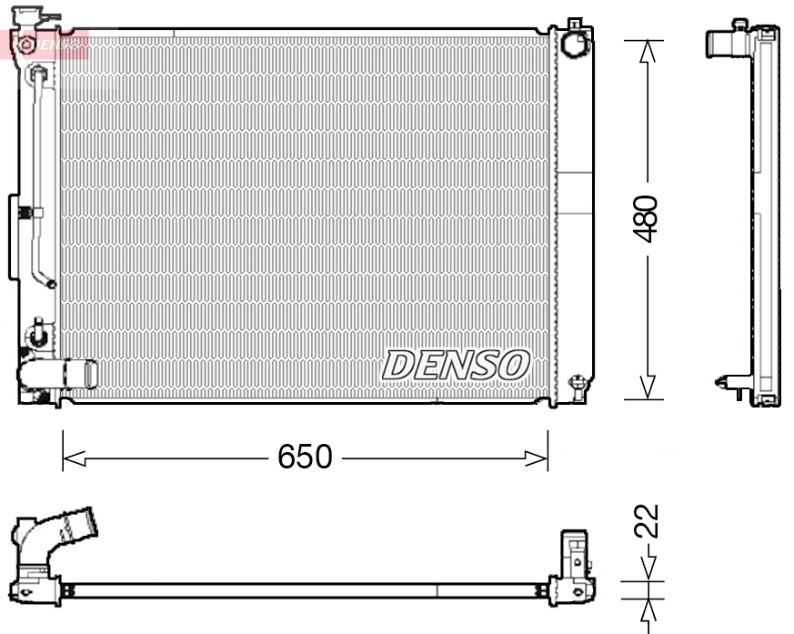 DENSO DRM51012 Radiator,...