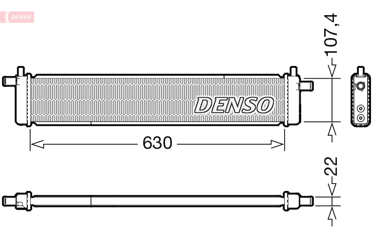 DENSO DRM51013 Radiator, engine cooling
