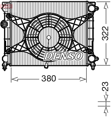 DENSO DRM99010 Μονάδα ψύξης for LIGIER