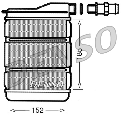 DENSO DRR23011 Εναλλάκτης θερμότητας, θέρμανση εσωτερικού χώρου for RENAULT
