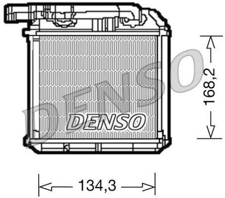 DENSO DRR28001 Εναλλάκτης θερμότητας, θέρμανση εσωτερικού χώρου
