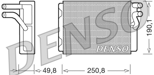 DENSO DRR33010 Εναλλάκτης θερμότητας, θέρμανση εσωτερικού χώρου for VOLVO
