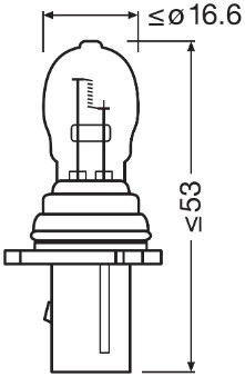 OSRAM 828 ORIGINAL крушка с...