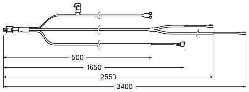 OSRAM LEDDL ACC 102 Wire Harness AX Kabelsatz, Fernscheinwerfer
