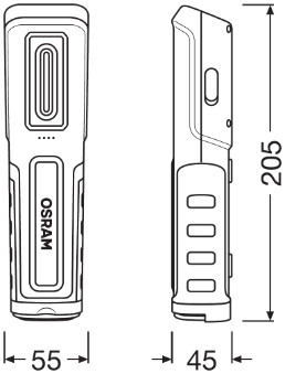 OSRAM LEDIL405 LED Inspection Lights Håndlampe