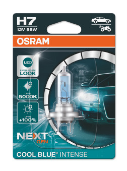 OSRAM 64210CBN-01B COOL BLUE® INTENSE (Next Gen) Glühlampe, Fernscheinwerfer
