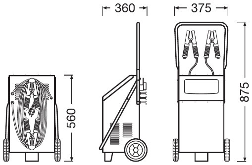 OSRAM OSCP6024 OSRAM BATTERYcharge PRO 60A Batterieladegerät