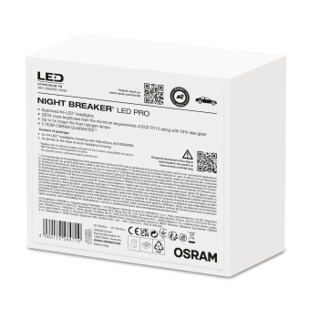 OSRAM 64193DWNB-FB NIGHT BREAKER LED H4 Glühlampe, Fernscheinwerfer