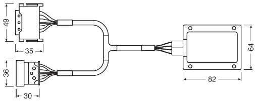 OSRAM LEDSC03-2HFB LEDriving® SMART CANBUS Leitungssatz