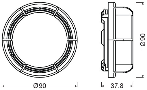 OSRAM LEDCAP07 LEDriving® CAP Kappe, Hauptscheinwerfer