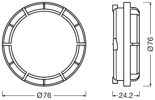 OSRAM LEDCAP06 LEDriving® CAP Kappe, Hauptscheinwerfer